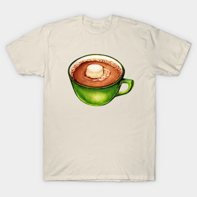 Hot Cocoa T-Shirt by KellyGilleran